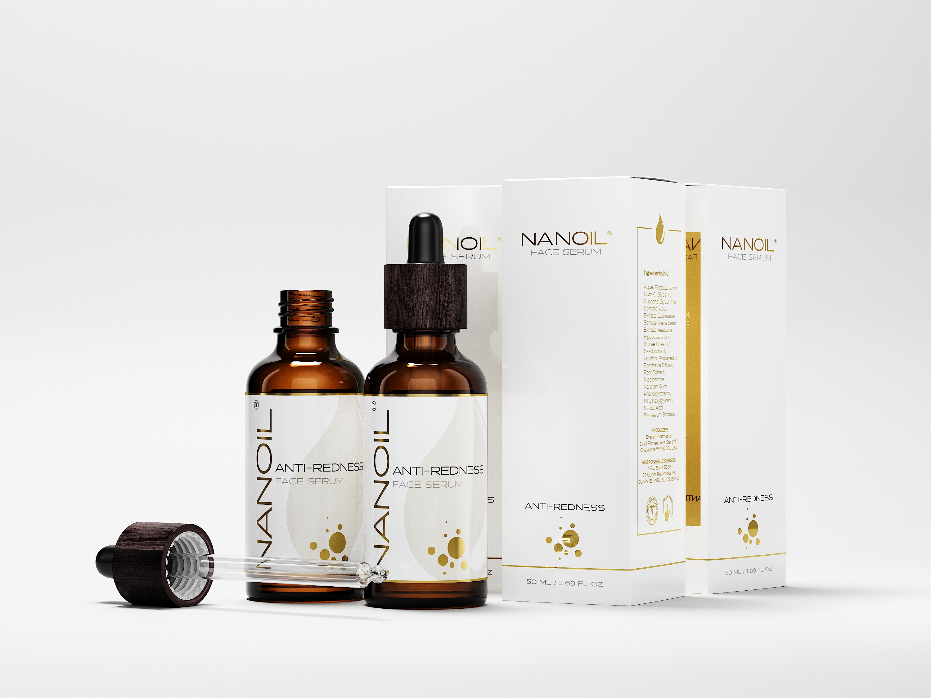 Nanoil soothing face serum for redness Nanoil