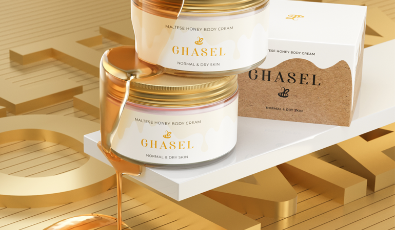 GHASEL Maltese Honey Body Cream. Feel the power of honey on your skin!
