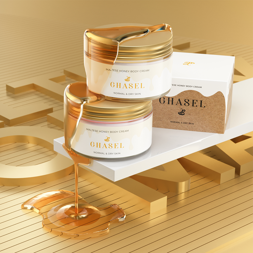 Ghasel Maltese Honey Body Cream