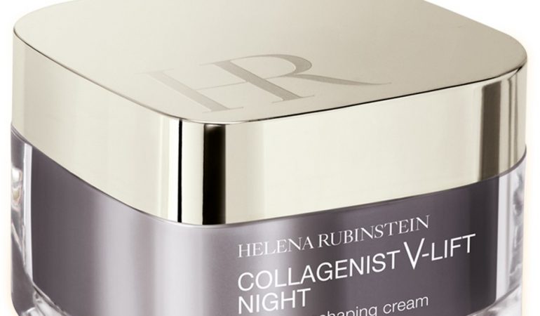 Nonsurgical face lift with Collagenist V-Lift Night from Helena Rubinstein.