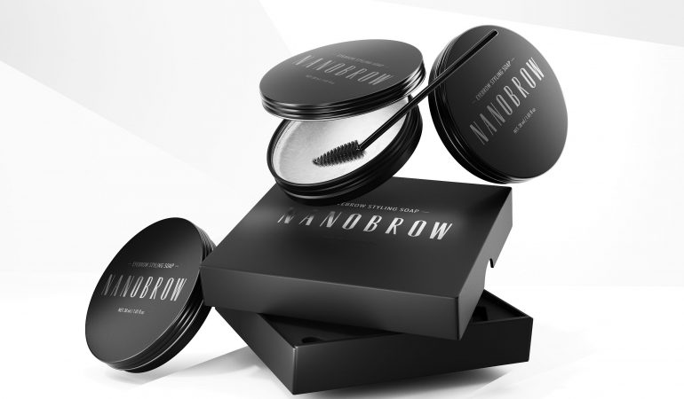 Professional brow styling with Nanobrow Eyebrow Styling Soap