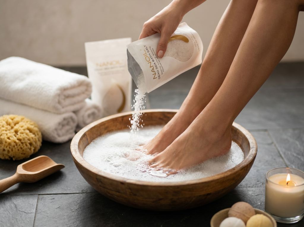 nanoil sea salt bath